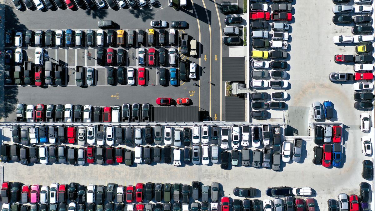 Car dealership.